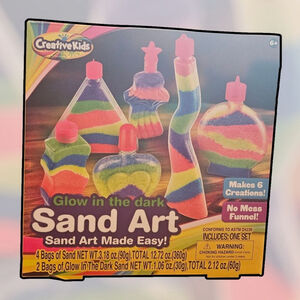 Creative Kids One Size Multicolor Glow in Dark Sand Art